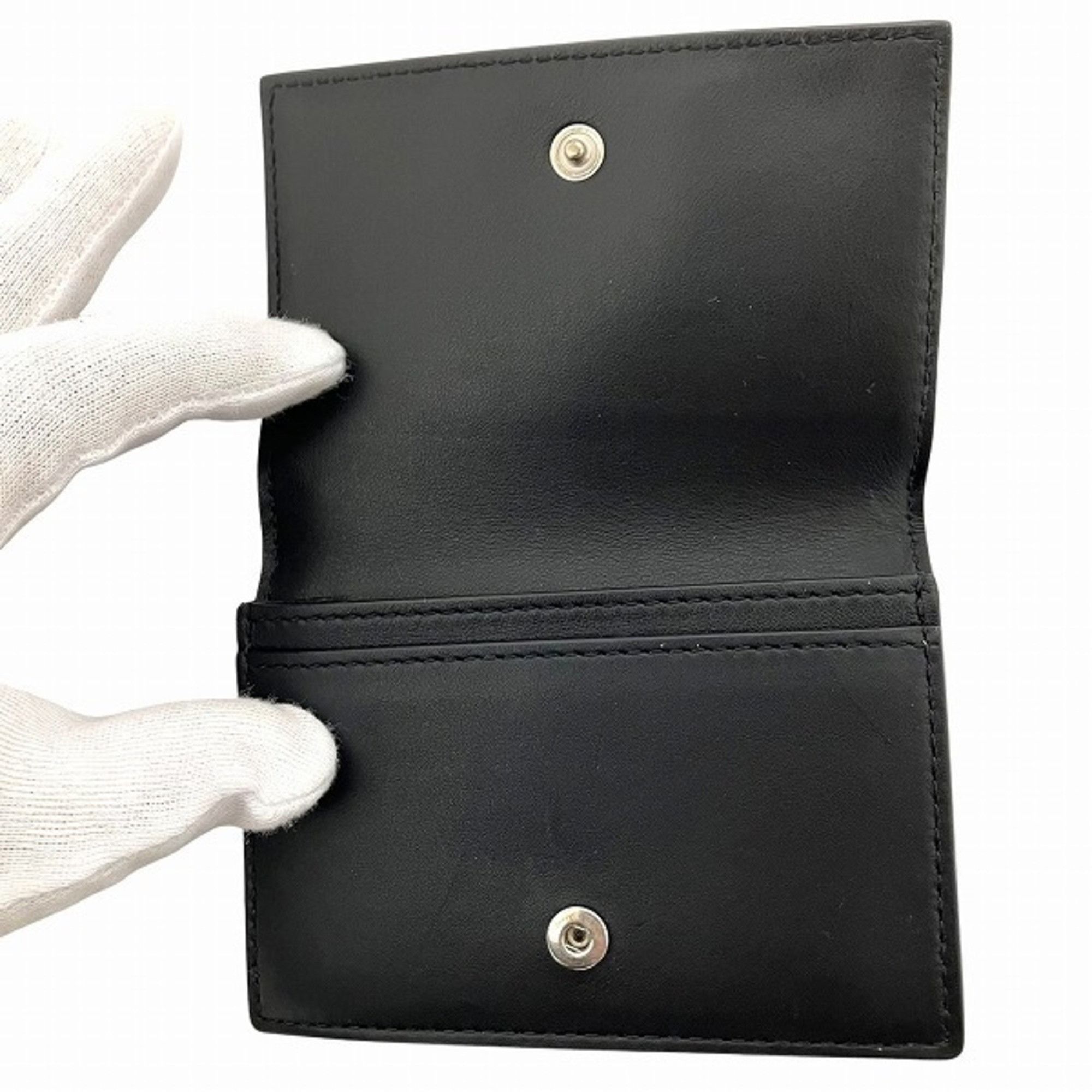 Bottega Veneta Bottega Veneta Embossed Intrecciato Accessory Business Card Holder for Men Size ONE SIZE - 3 Thumbnail