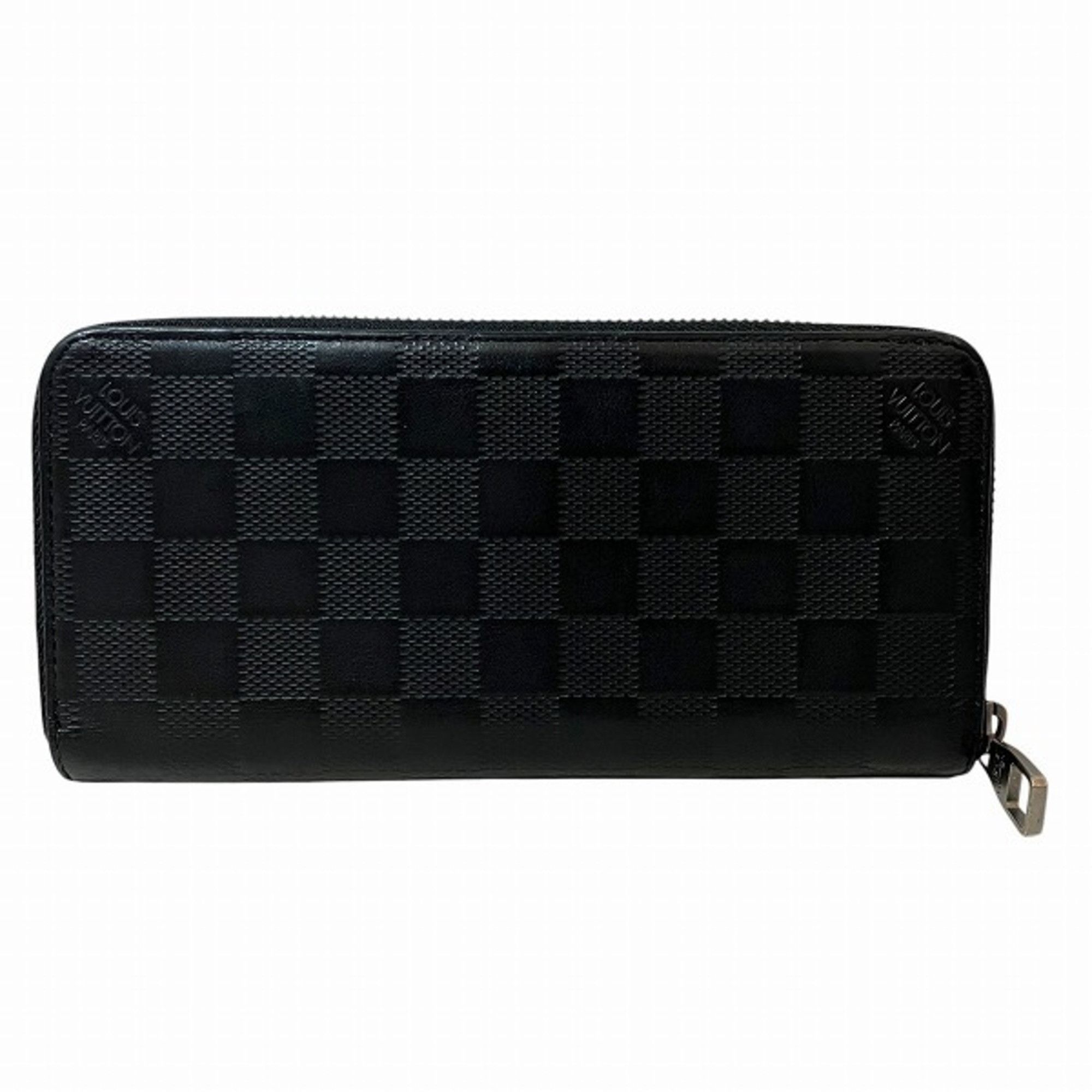 Louis Vuitton Louis Vuitton Damier Infini Zippy Wallet Vertical N63548 Long Men's Size ONE SIZE - 9 Thumbnail