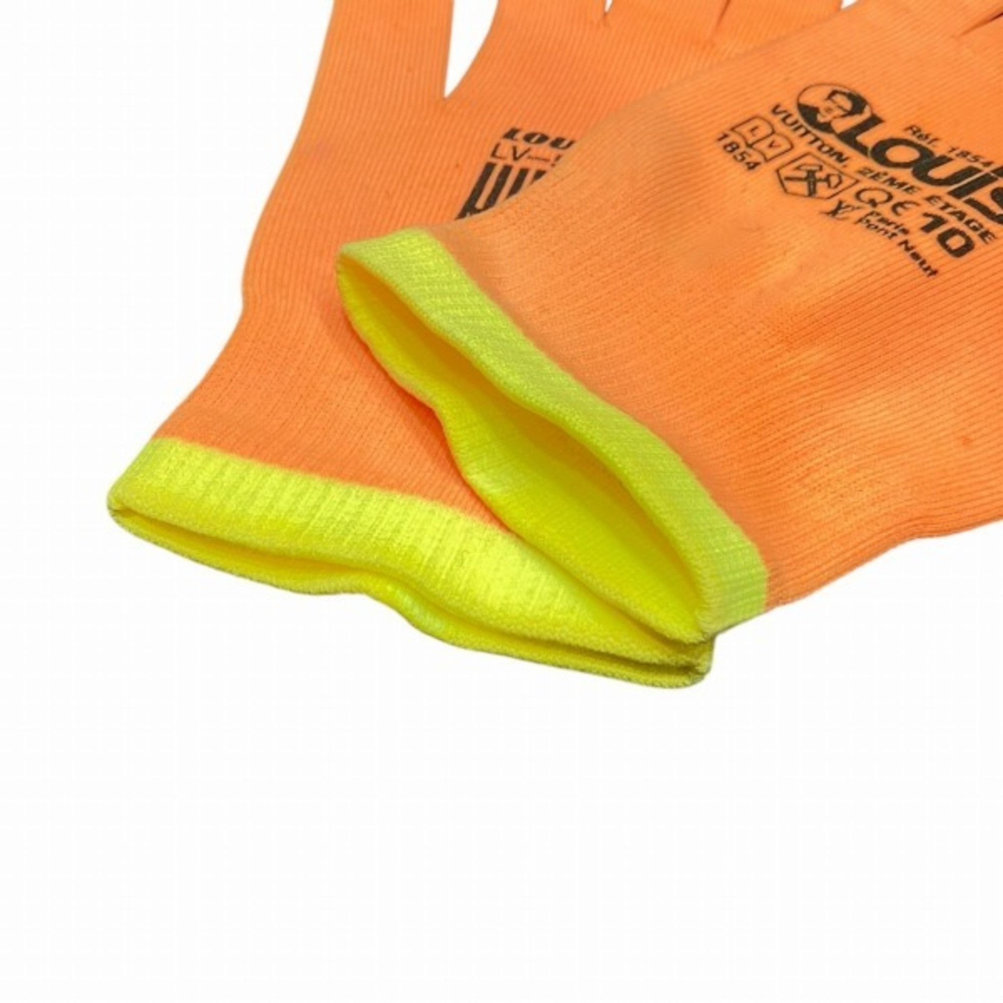 Louis Vuitton Louis Vuitton GonRGB Gloves MP2371 Orange Accessories Men's Size ONE SIZE - 8 Thumbnail