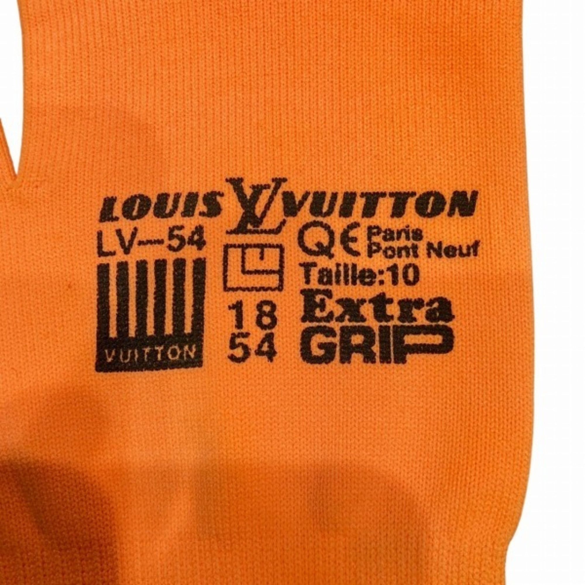 Louis Vuitton Louis Vuitton GonRGB Gloves MP2371 Orange Accessories Men's Size ONE SIZE - 6 Thumbnail