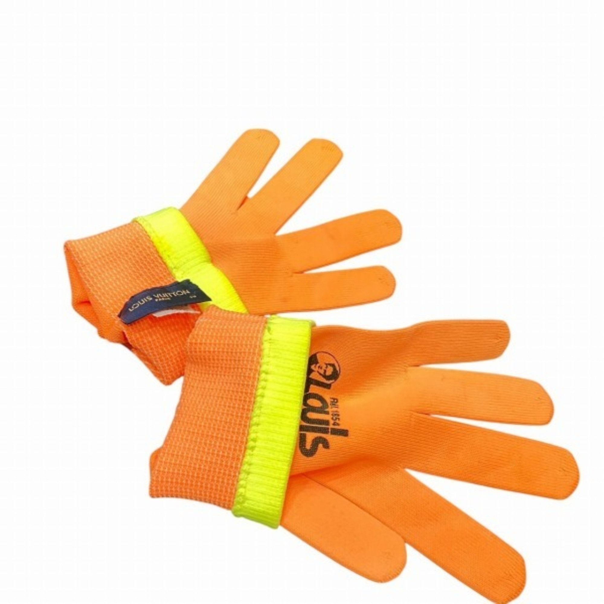 Louis Vuitton Louis Vuitton GonRGB Gloves MP2371 Orange Accessories Men's Size ONE SIZE - 3 Thumbnail