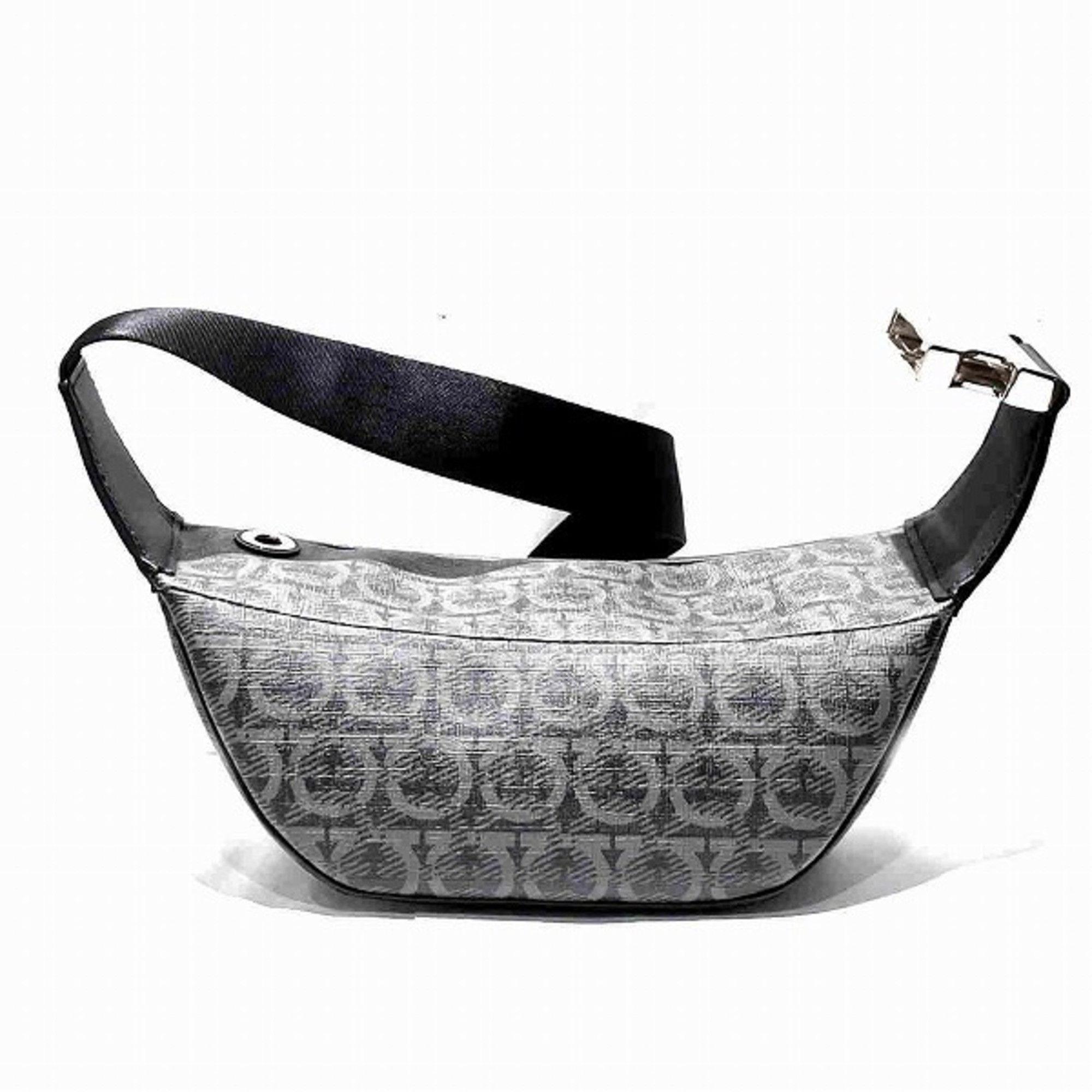 Salvatore Ferragamo Salvatore Ferragamo Ferragamo Gancini FZ24-A226 Body Bag, Waist Pouch, Men's Size ONE SIZE - 3 Thumbnail