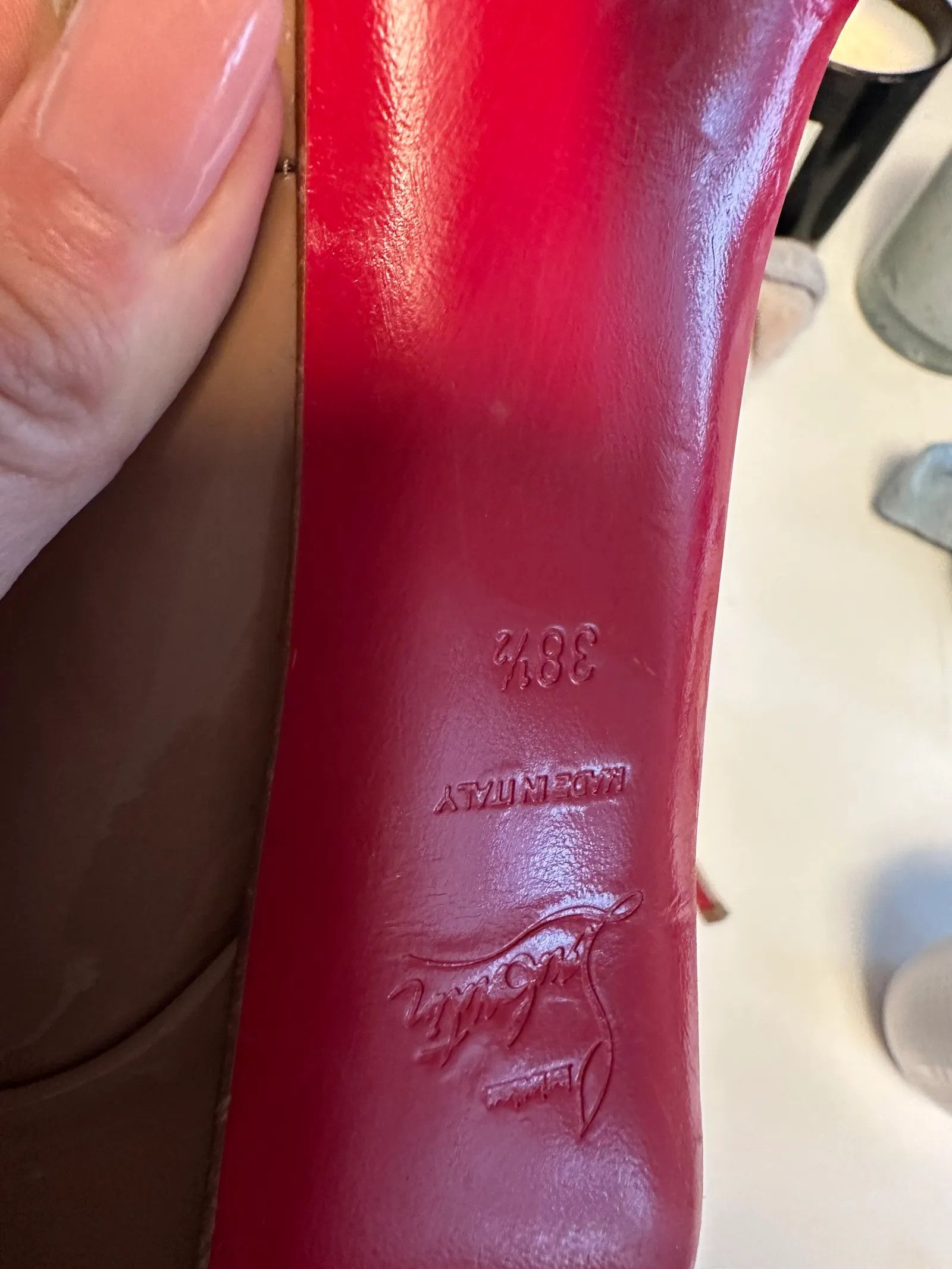 Christian Louboutin Christian Louboutin Heels Size US 8.5 / IT 38.5 - 3 Thumbnail