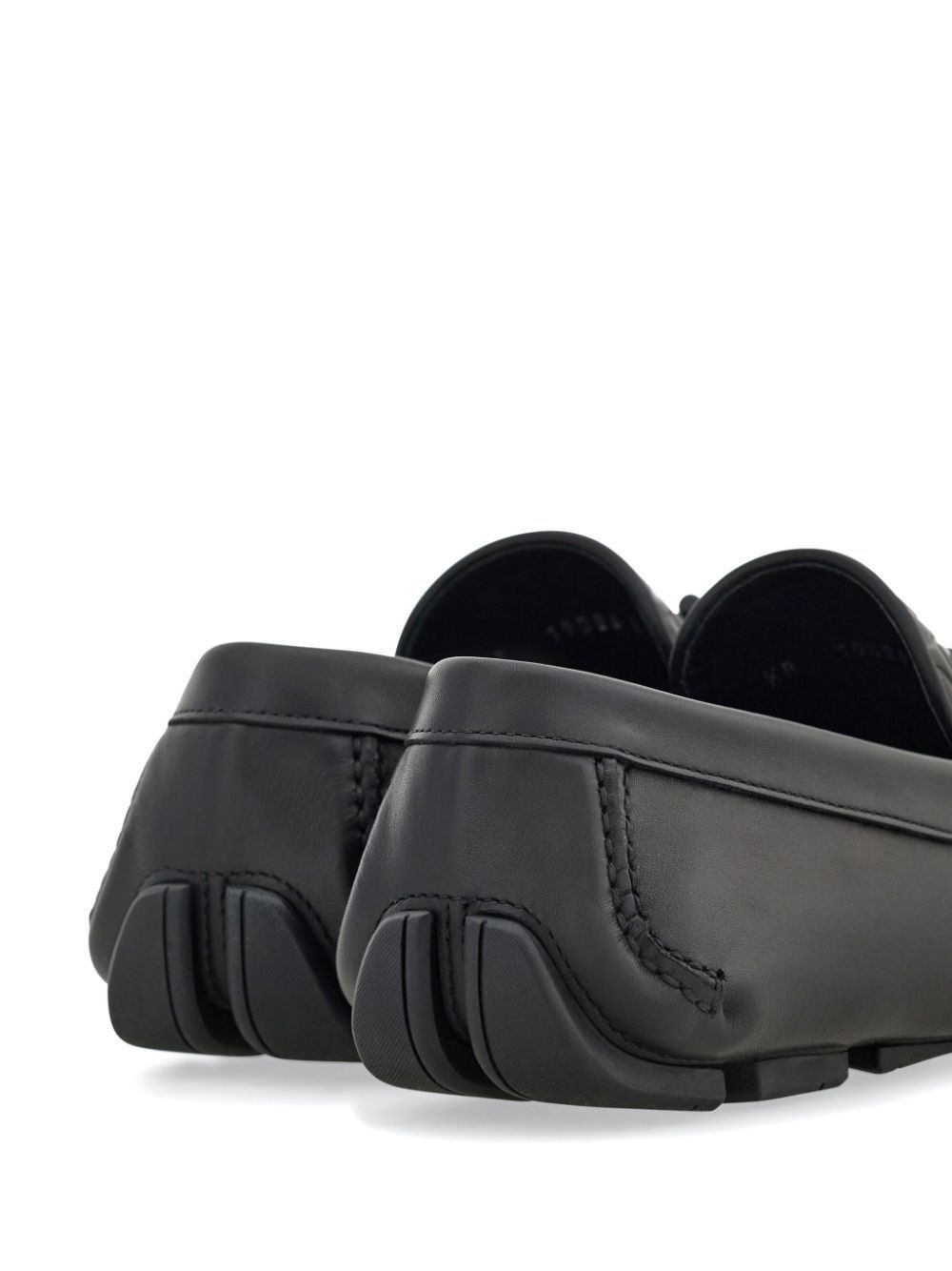 Salvatore Ferragamo EMBOSSED GANCINI MONOGRAM DRIVING LOAFERS Size US 7 / EU 40 - 3 Thumbnail