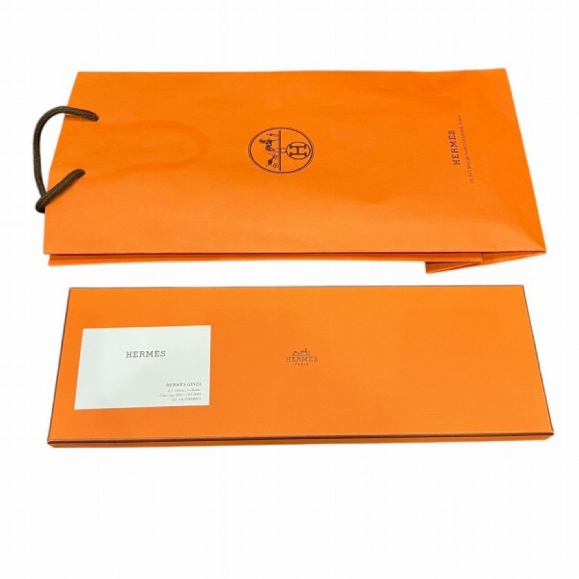 Hermes Hermes H Jacquard Orange Silk Accessories Necktie Men's Size ONE SIZE - 5 Thumbnail