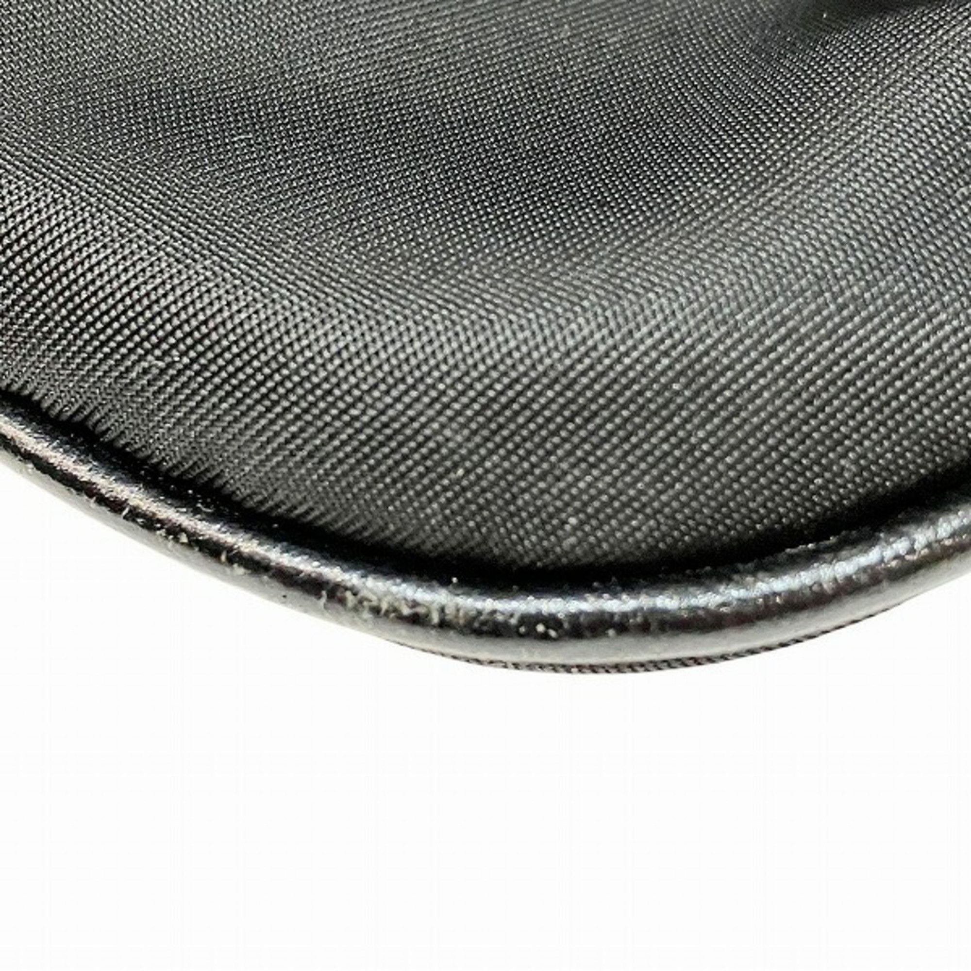 Dolce & Gabbana Dolce & Gabbana Black Nylon x Leather Bag Body Waist Pouch Men's Size ONE SIZE - 6 Thumbnail