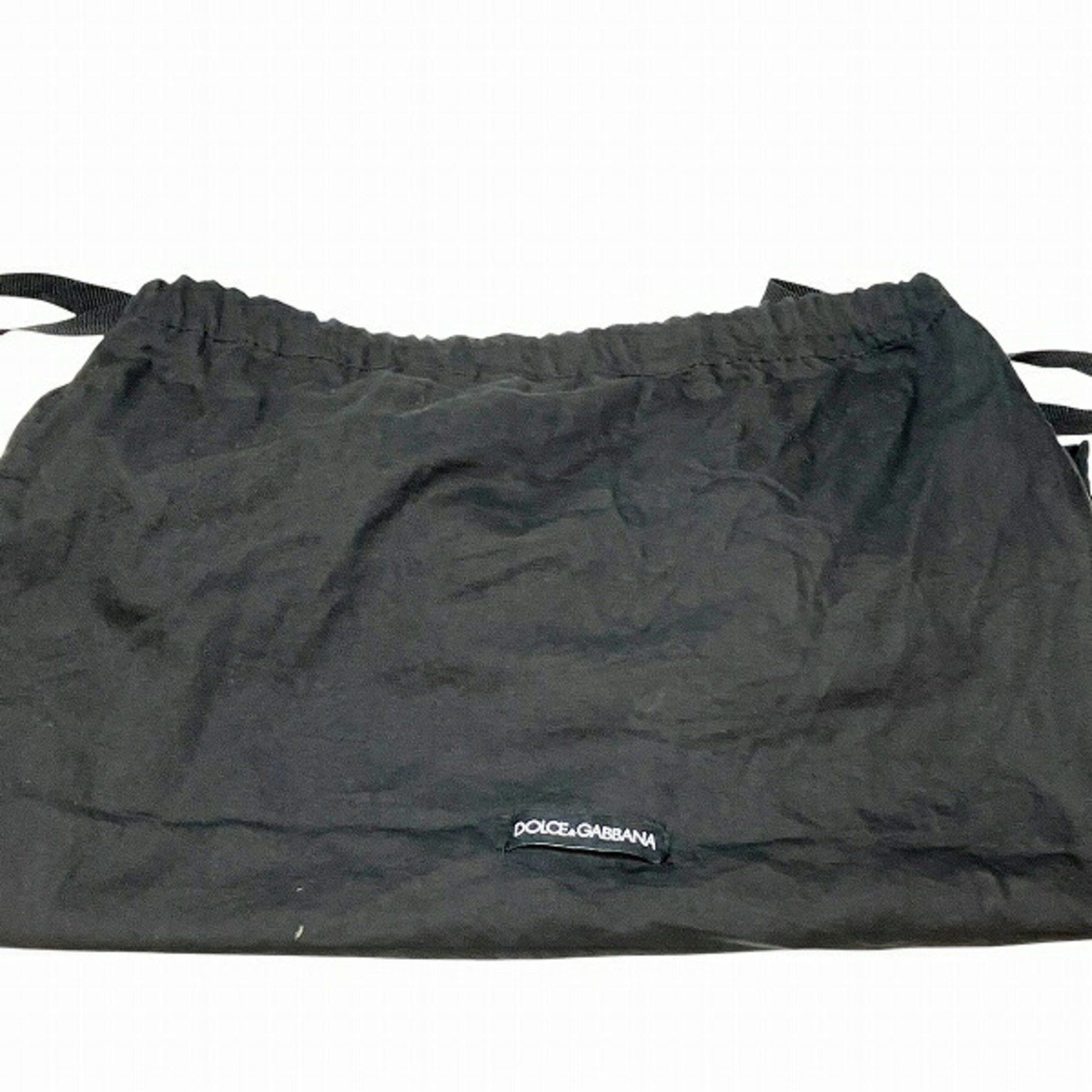 Dolce & Gabbana Dolce & Gabbana Black Nylon x Leather Bag Body Waist Pouch Men's Size ONE SIZE - 5 Thumbnail