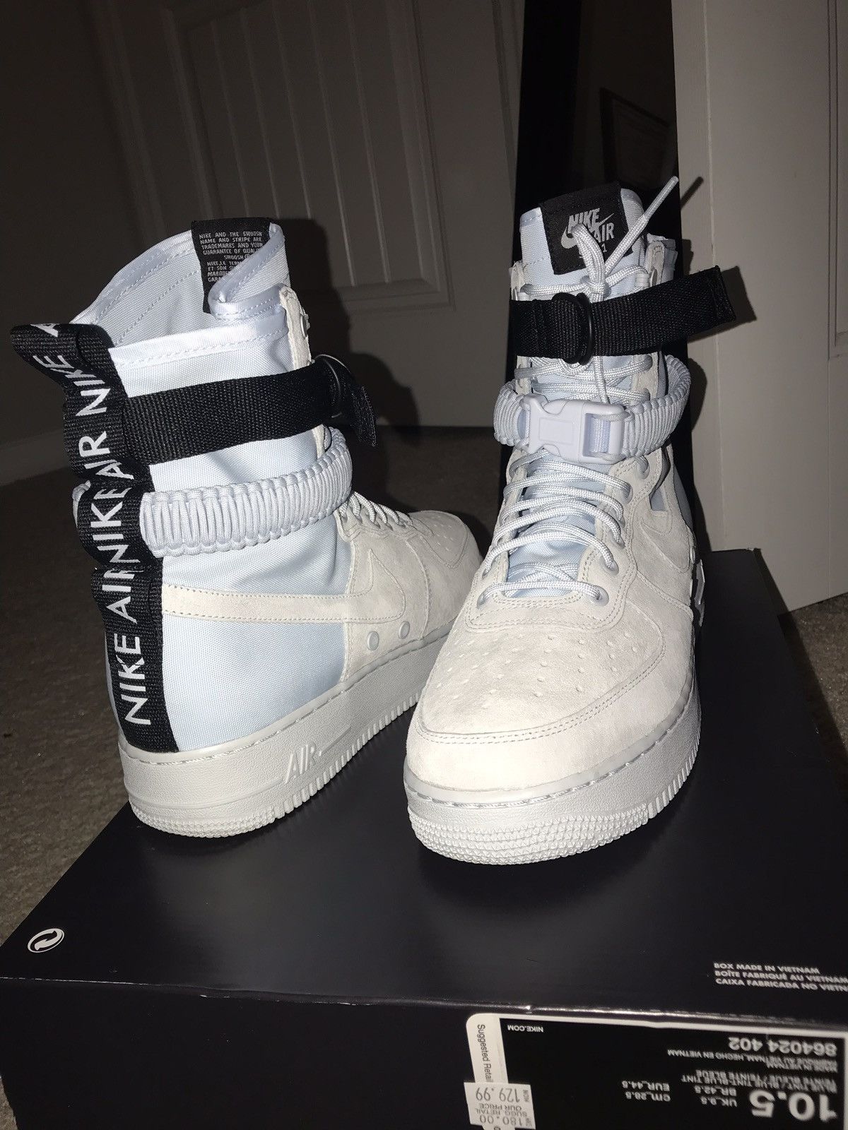 Nike sf af1 sales blue tint