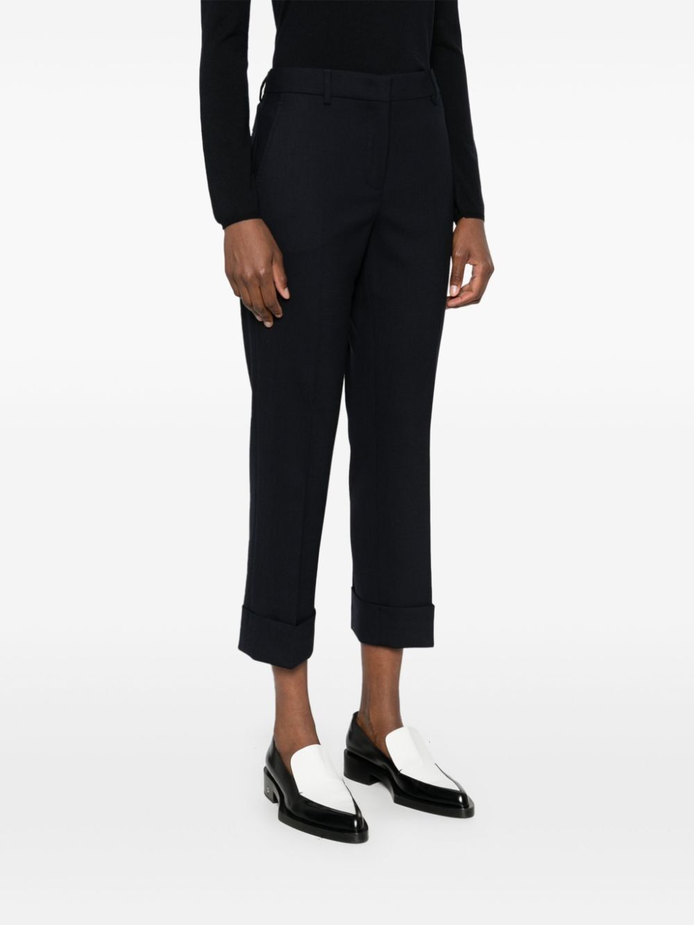 Incotex TAPERED WOOL TROUSERS Size 32" / US 10 / IT 46 - 2 Thumbnail
