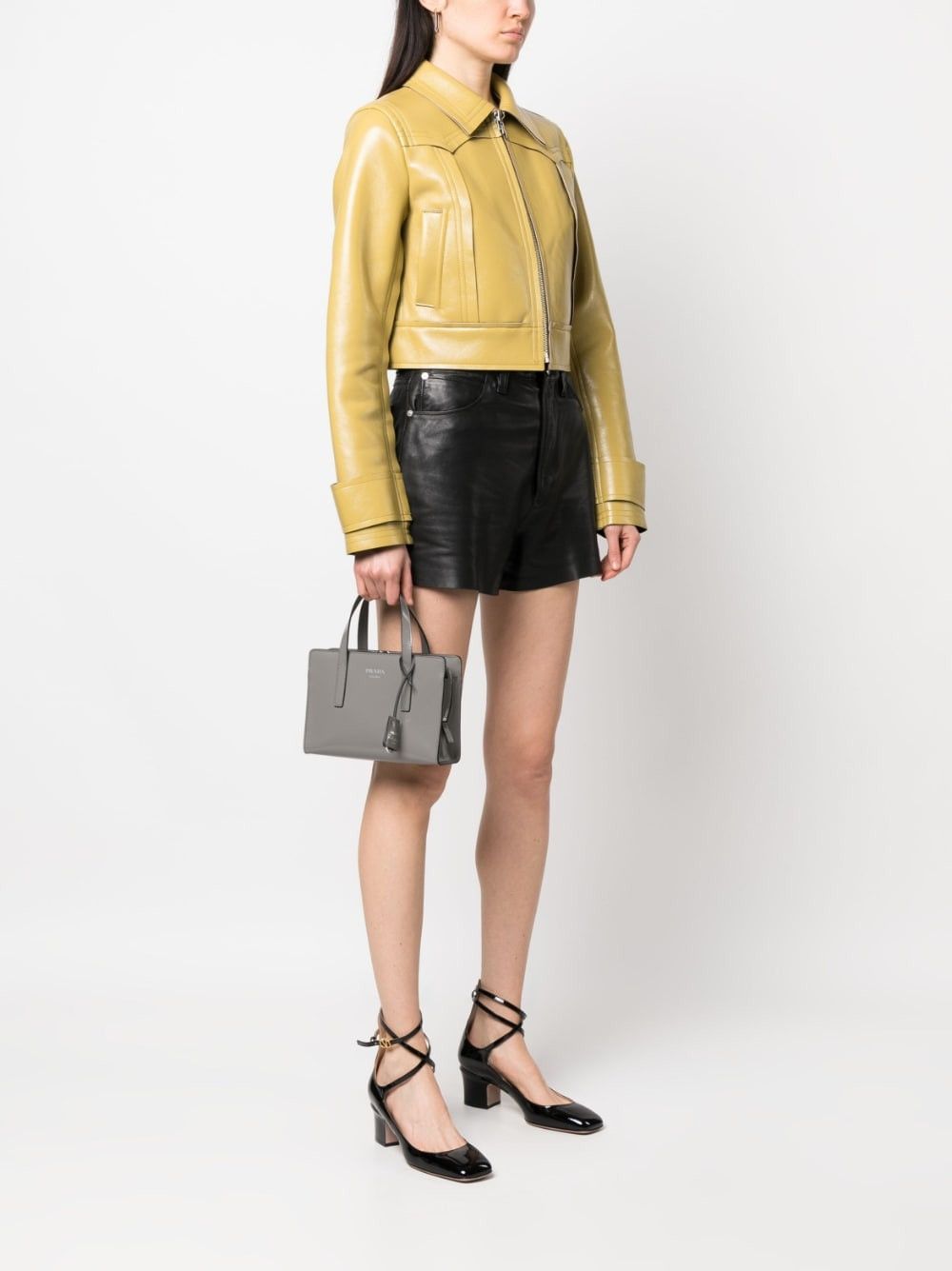 Prada PRADA RE-EDITION 1995 MINI BRUSHED LEATHER BAG Size ONE SIZE - 4 Thumbnail