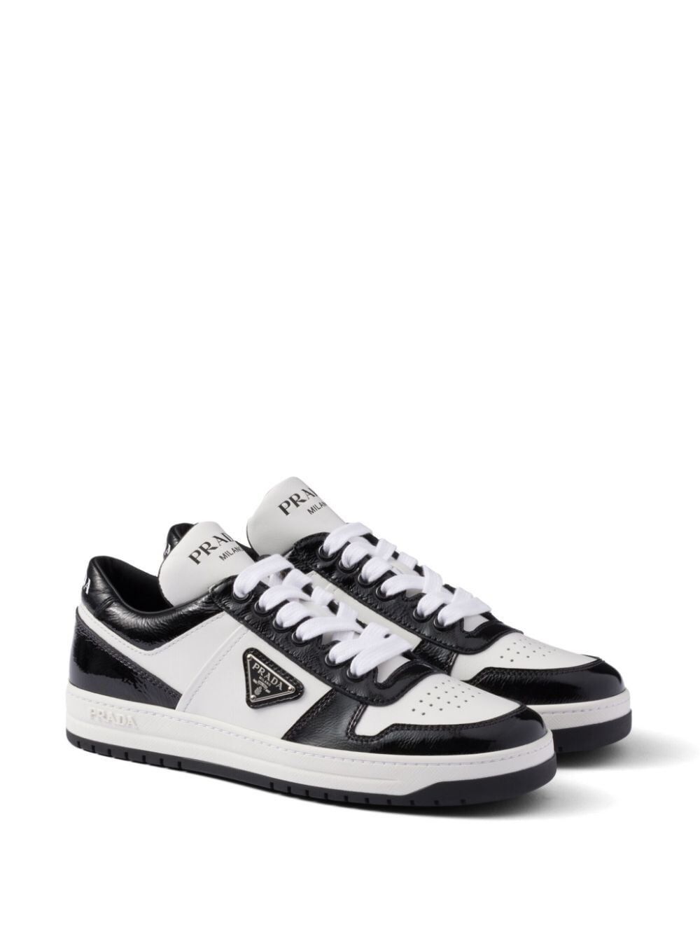 Prada DOWNTOWN LEATHER SNEAKERS Size US 6 / IT 36 - 4 Thumbnail