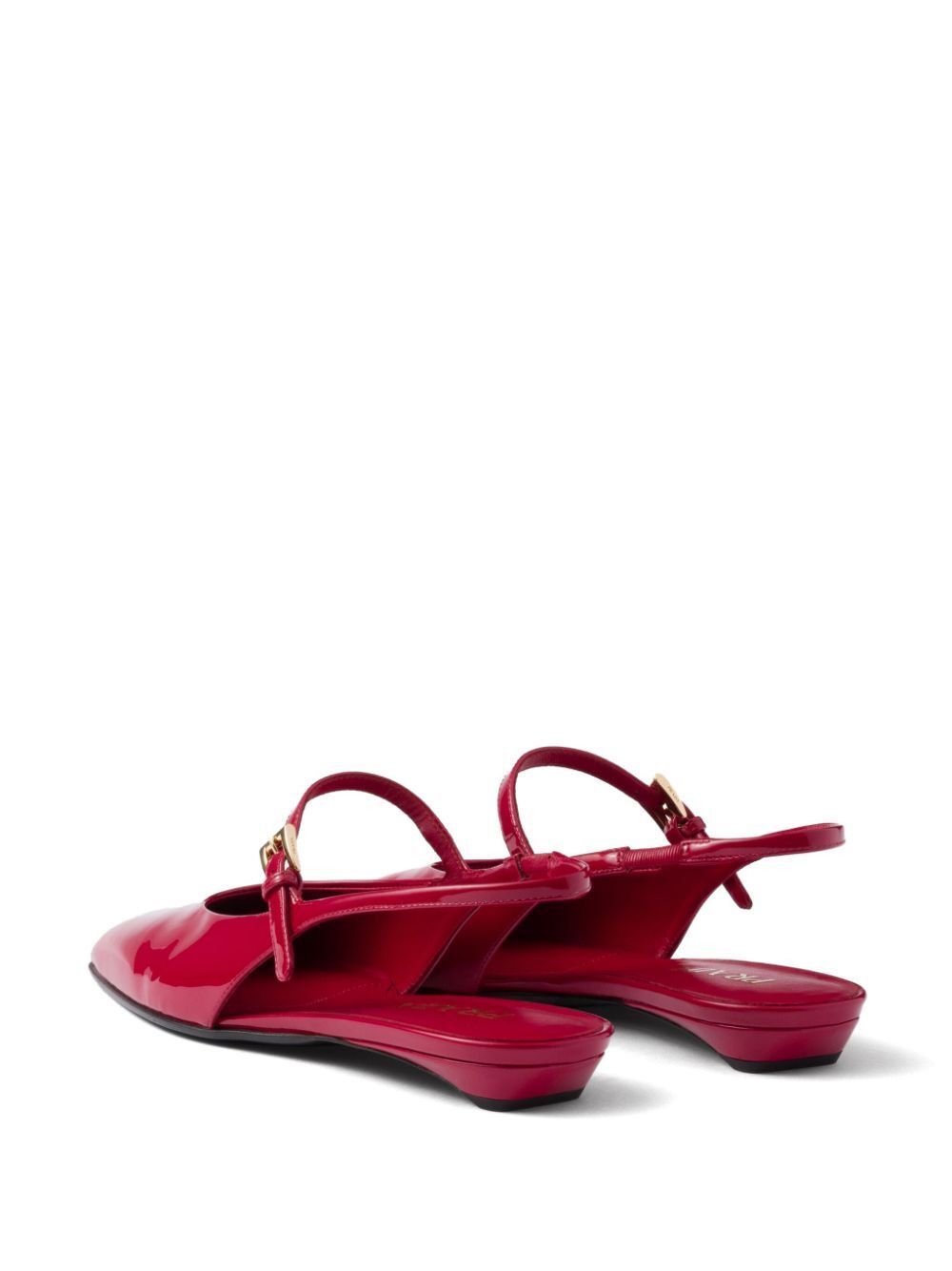 Prada PATENT LEATHER SLINGBACK BALLERINAS Size US 6 / IT 36 - 6 Thumbnail