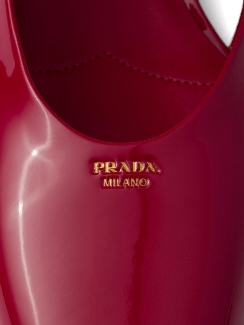 Prada PATENT LEATHER SLINGBACK BALLERINAS Size US 7 / IT 37 - 3 Thumbnail