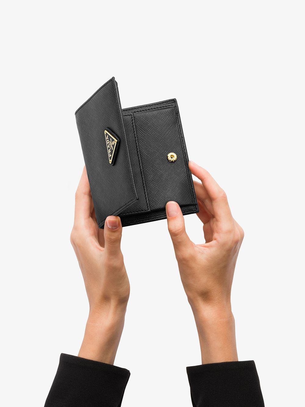 Prada SMALL SAFFIANO LEATHER WALLET Size ONE SIZE - 4 Thumbnail