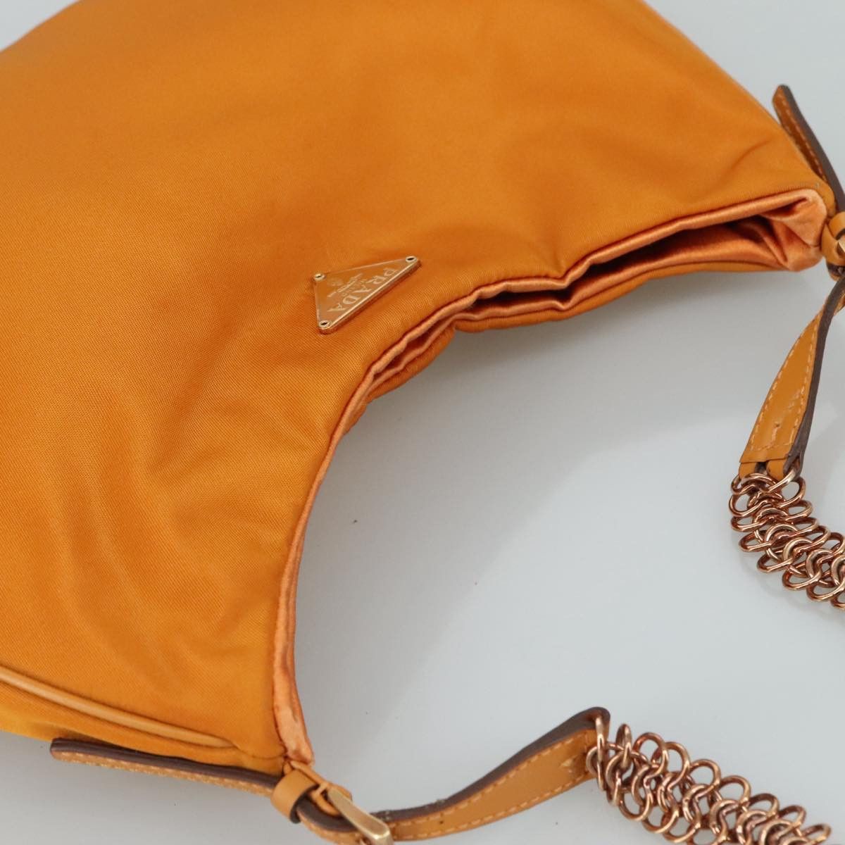 Prada Tessuto Orange Synthetic Shoulder Bag (Pre-Owned) Size ONE SIZE - 17 Thumbnail