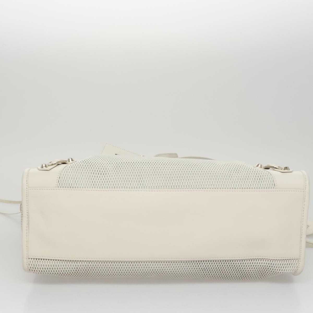 Balenciaga City White Leather Handbag (Pre-Owned) Size ONE SIZE - 10 Thumbnail