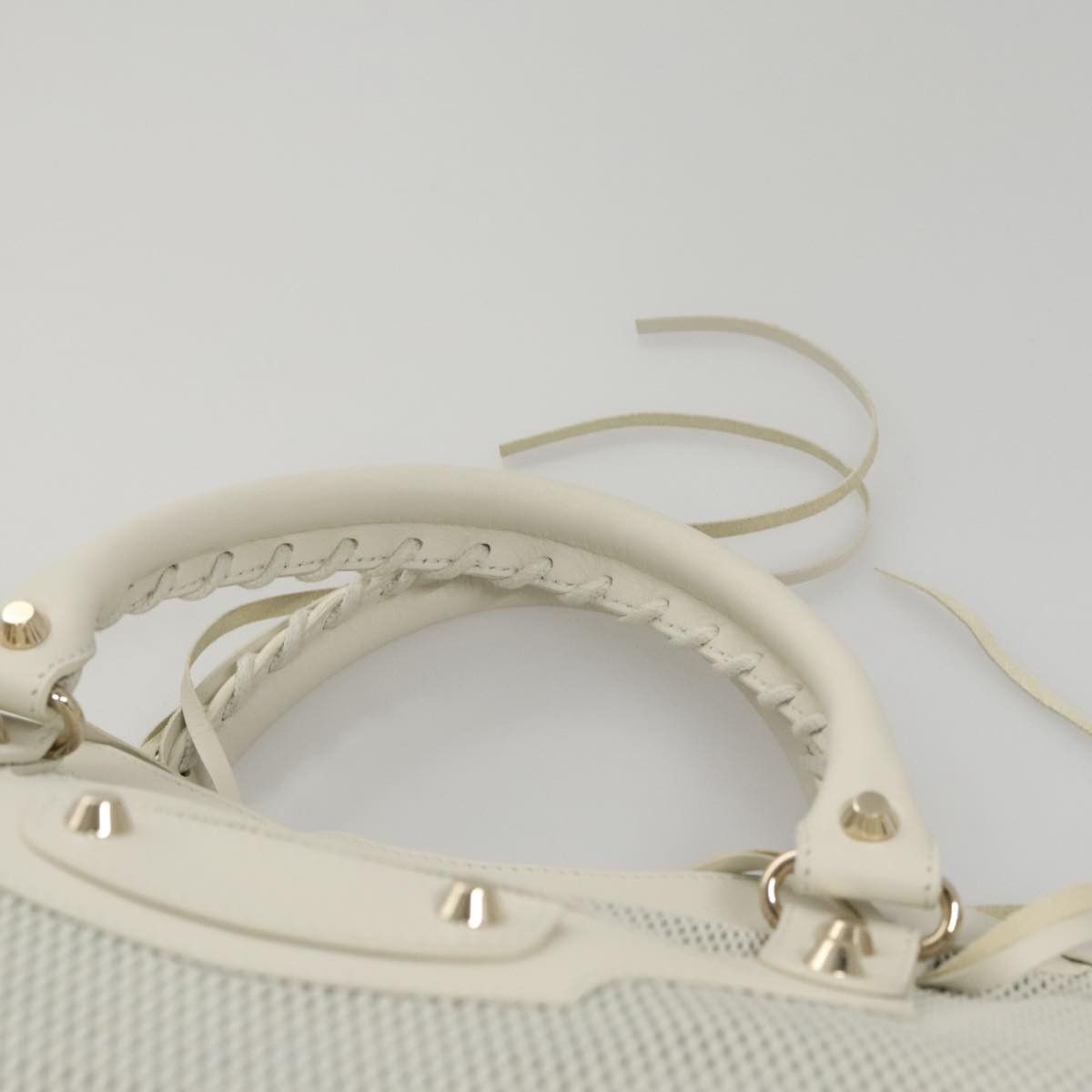 Balenciaga City White Leather Handbag (Pre-Owned) Size ONE SIZE - 7 Thumbnail