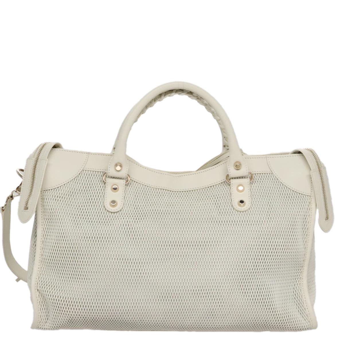 Balenciaga City White Leather Handbag (Pre-Owned) Size ONE SIZE - 2 Thumbnail