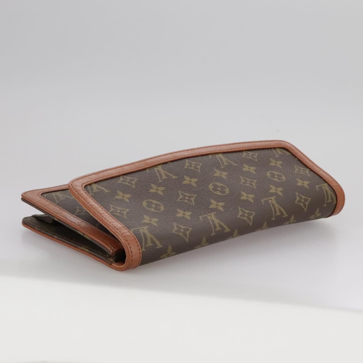 Louis Vuitton Pochette Dame Brown Canvas Clutch Bag (Pre-Owned) Size ONE SIZE - 5 Thumbnail