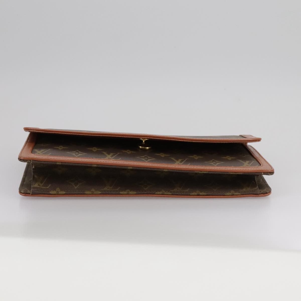 Louis Vuitton Pochette Dame Brown Canvas Clutch Bag (Pre-Owned) Size ONE SIZE - 6 Thumbnail