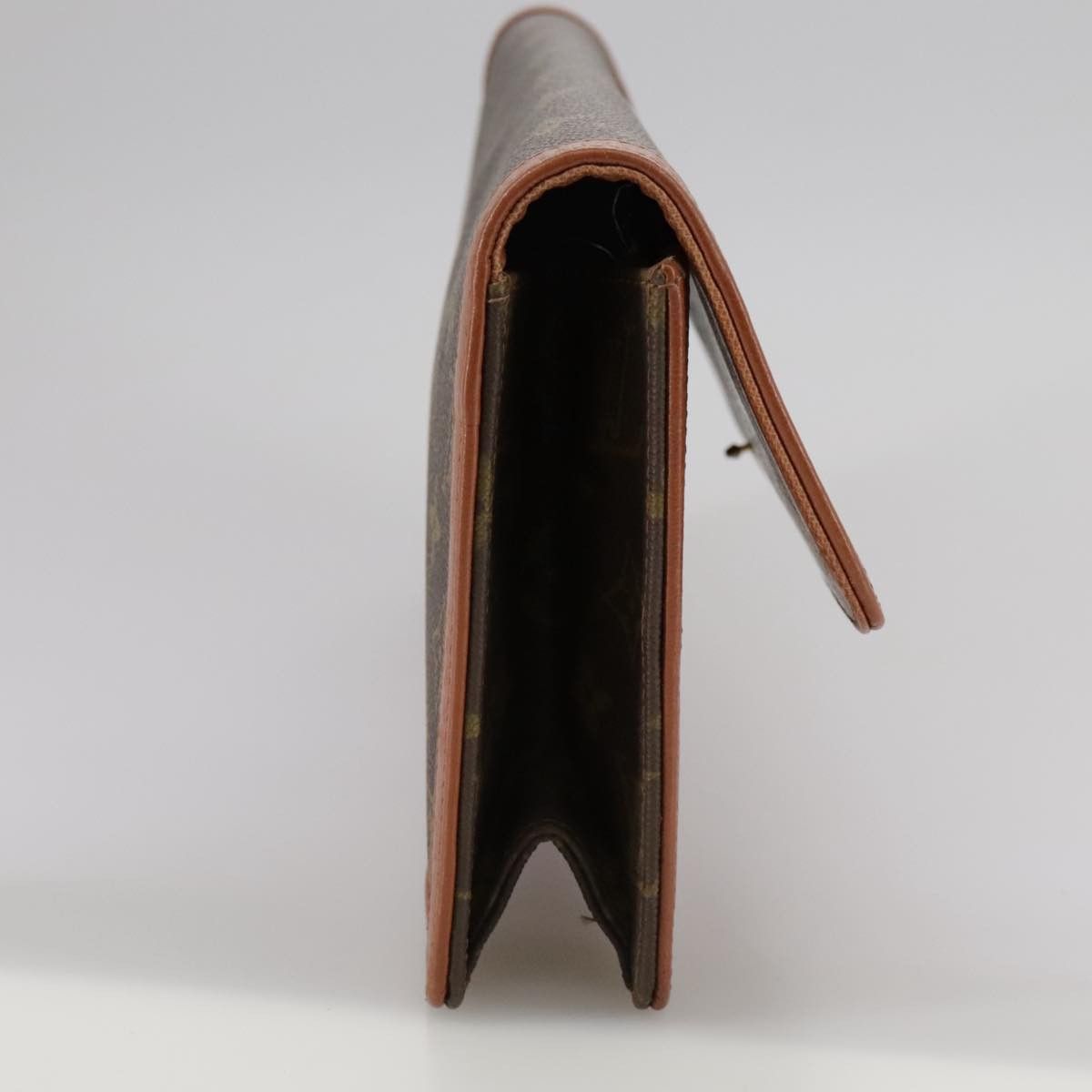 Louis Vuitton Pochette Dame Brown Canvas Clutch Bag (Pre-Owned) Size ONE SIZE - 3 Thumbnail