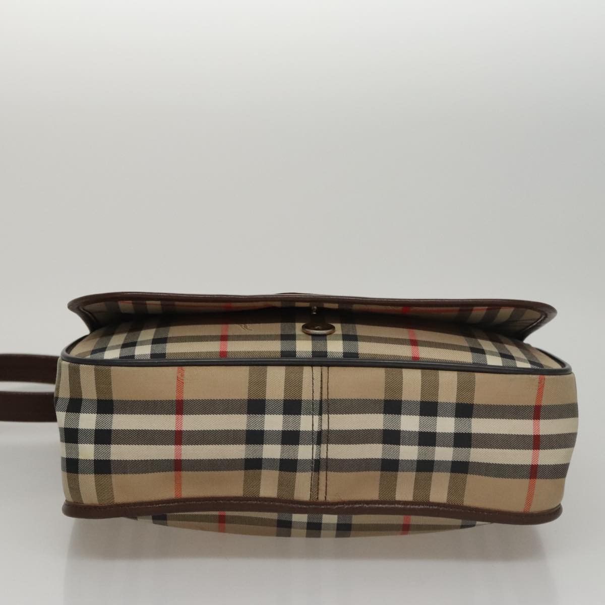 Burberry Nova Check Beige Canvas Shoulder Bag (Pre-Owned) Size ONE SIZE - 18 Thumbnail