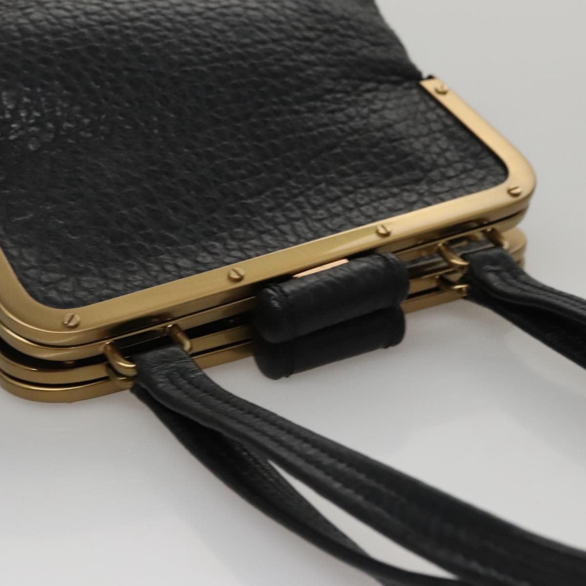 Prada Black Leather Handbag (Pre-Owned) Size ONE SIZE - 16 Thumbnail