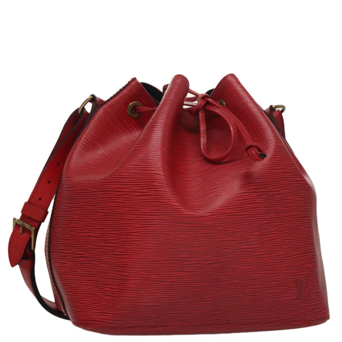 Louis Vuitton Petit Noé Red Leather Shoulder Bag (Pre-Owned) Size ONE SIZE - 17 Thumbnail