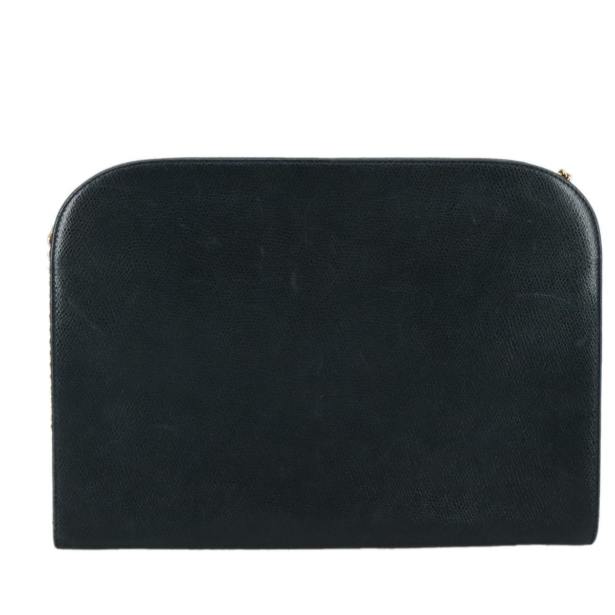 Salvatore Ferragamo Gancini Black Leather Shoulder Bag (Pre-Owned) Size ONE SIZE - 2 Thumbnail