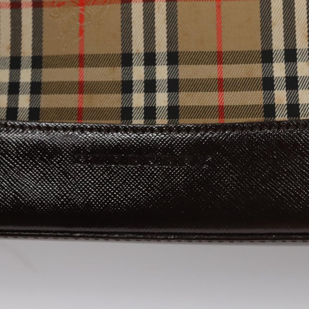 Burberry Nova Check Beige Canvas Handbag (Pre-Owned) Size ONE SIZE - 13 Thumbnail