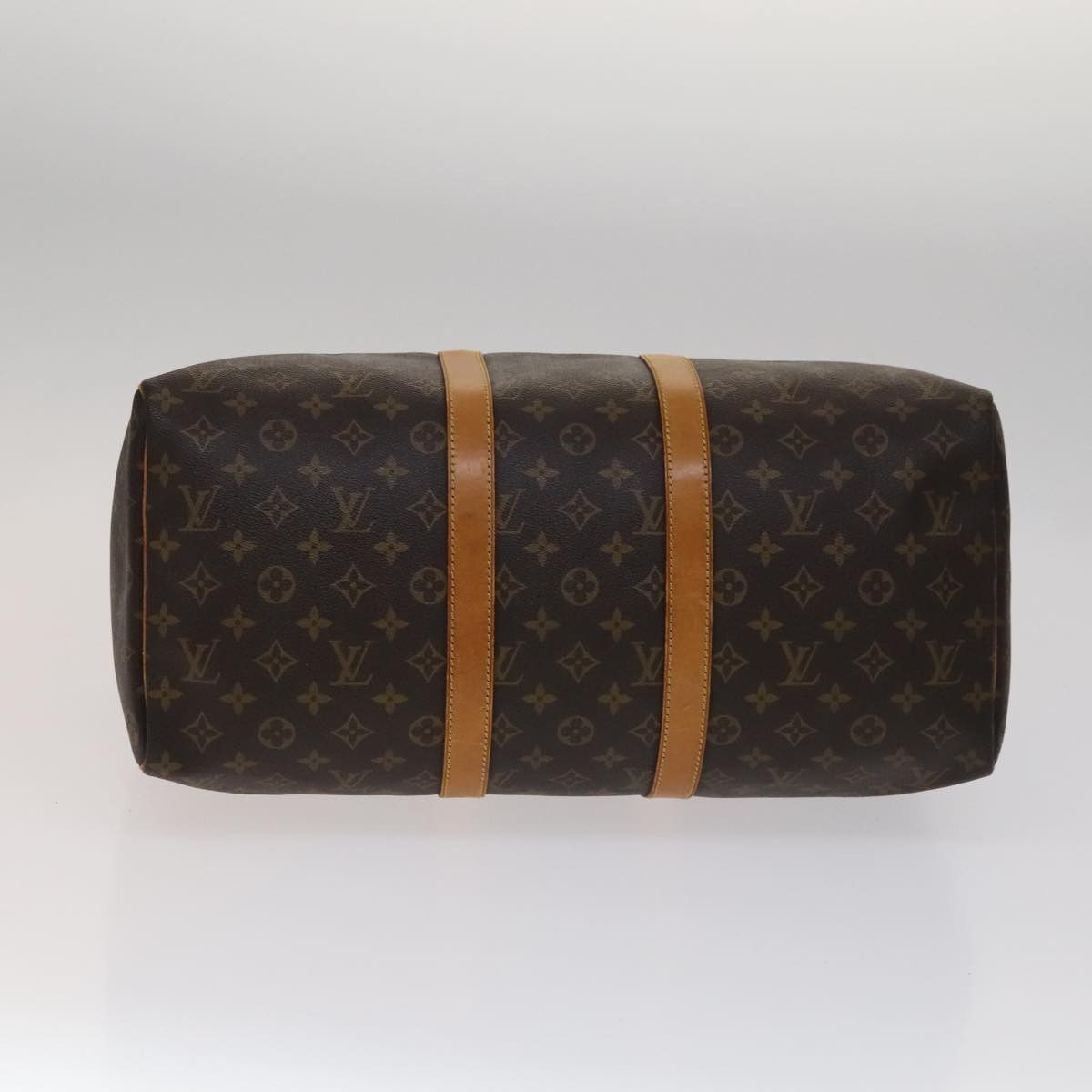 Louis Vuitton Keepall 45 Brown Canvas Travel Bag (Pre-Owned) Size ONE SIZE - 8 Thumbnail
