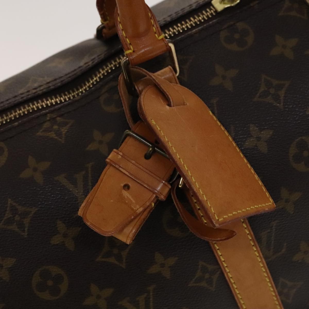 Louis Vuitton Keepall 45 Brown Canvas Travel Bag (Pre-Owned) Size ONE SIZE - 19 Thumbnail