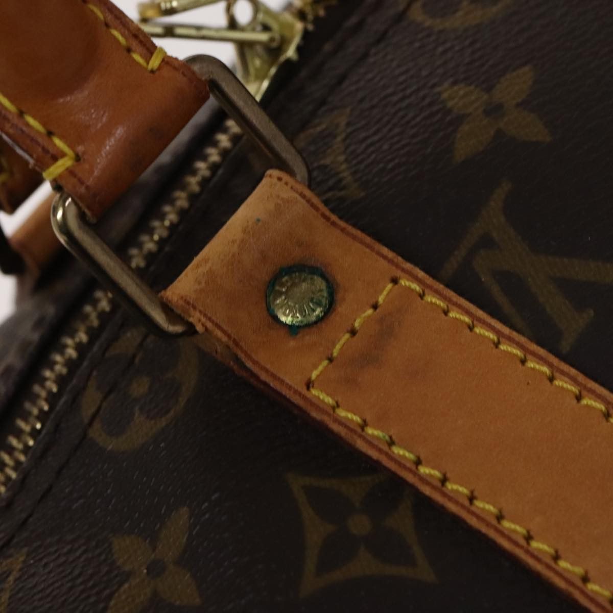 Louis Vuitton Keepall 45 Brown Canvas Travel Bag (Pre-Owned) Size ONE SIZE - 14 Thumbnail