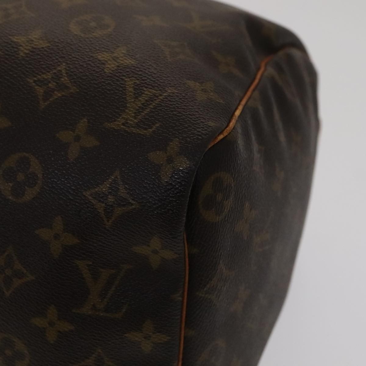 Louis Vuitton Keepall 45 Brown Canvas Travel Bag (Pre-Owned) Size ONE SIZE - 9 Thumbnail