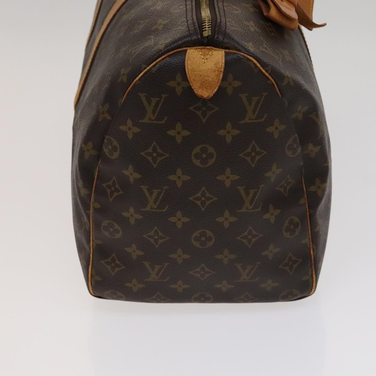 Louis Vuitton Keepall 45 Brown Canvas Travel Bag (Pre-Owned) Size ONE SIZE - 4 Thumbnail
