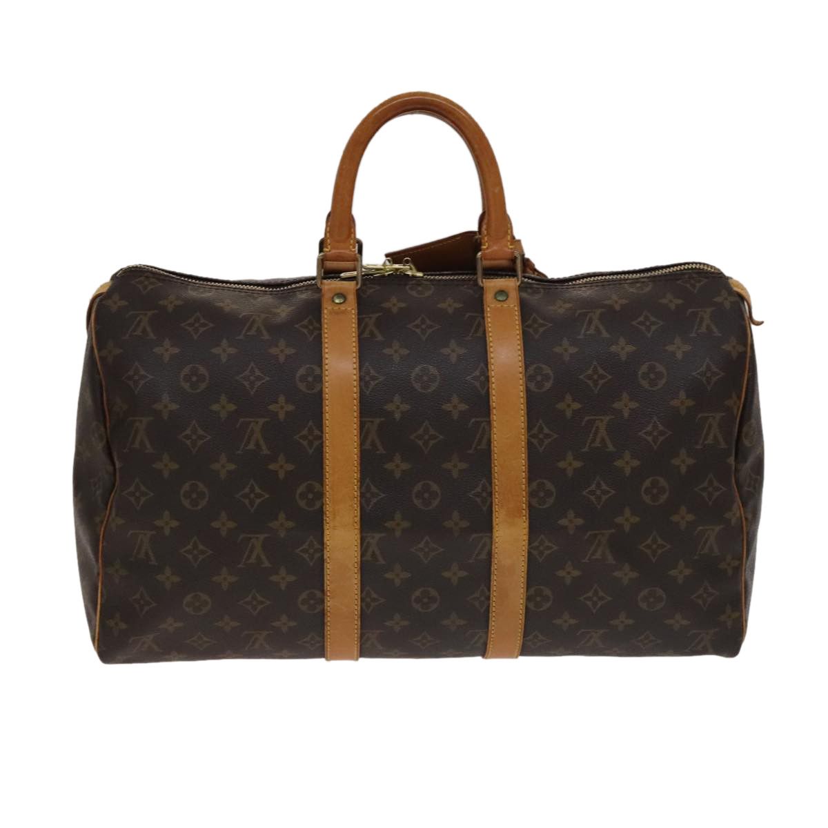 Louis Vuitton Keepall 45 Brown Canvas Travel Bag (Pre-Owned) Size ONE SIZE - 2 Thumbnail
