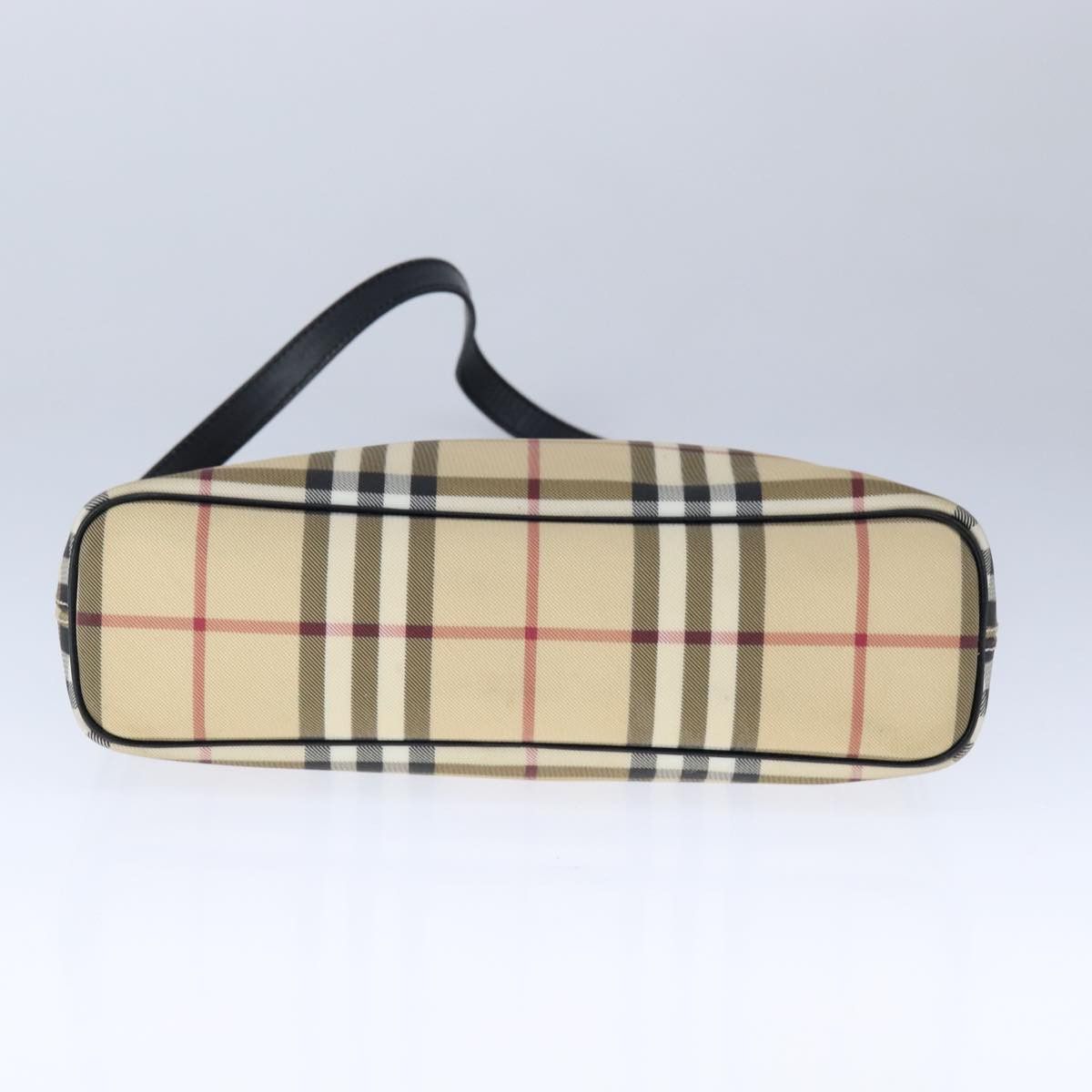 Burberry Nova Check Beige Canvas Shoulder Bag (Pre-Owned) Size ONE SIZE - 16 Thumbnail
