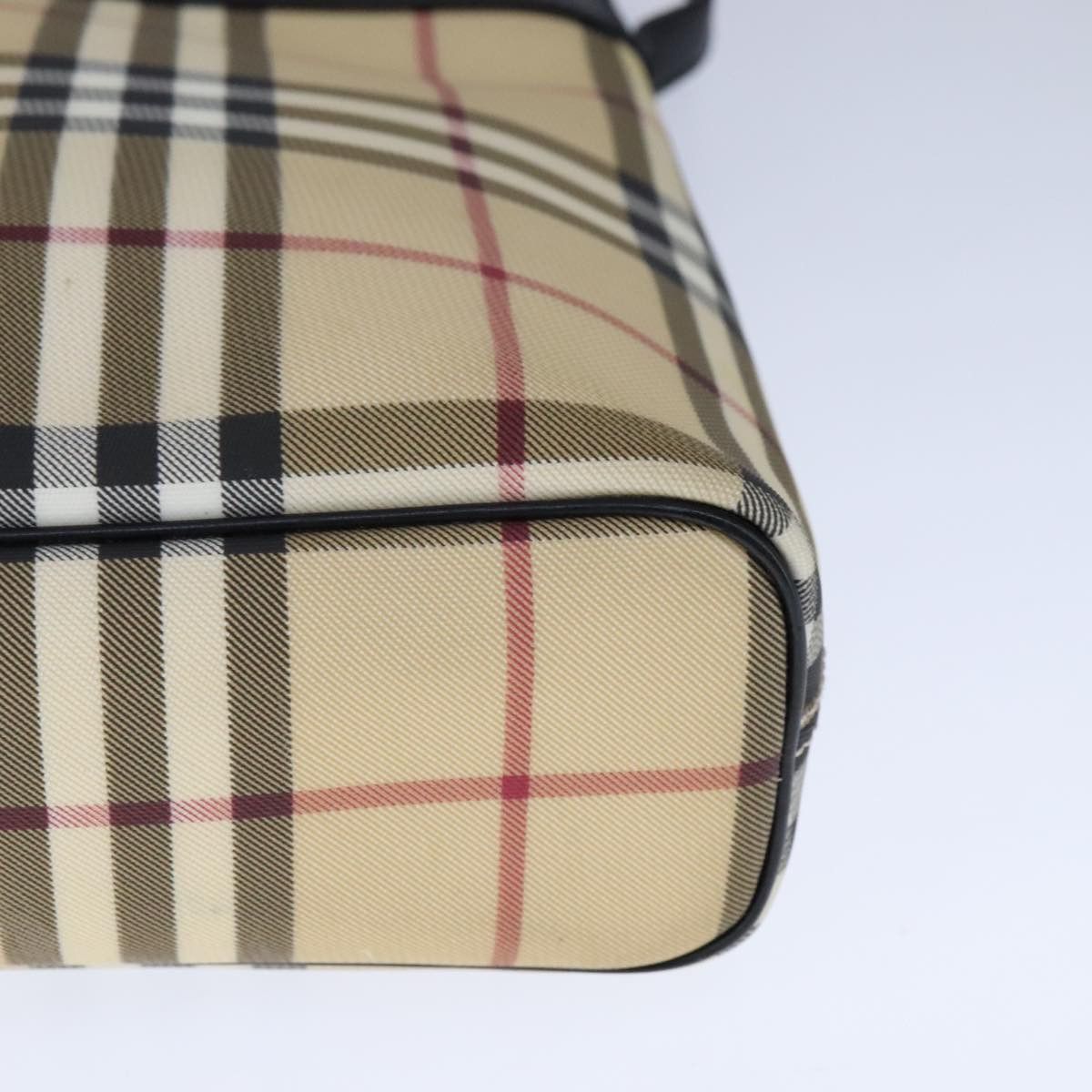 Burberry Nova Check Beige Canvas Shoulder Bag (Pre-Owned) Size ONE SIZE - 8 Thumbnail