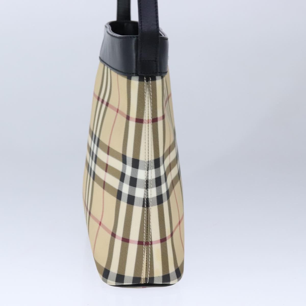 Burberry Nova Check Beige Canvas Shoulder Bag (Pre-Owned) Size ONE SIZE - 3 Thumbnail
