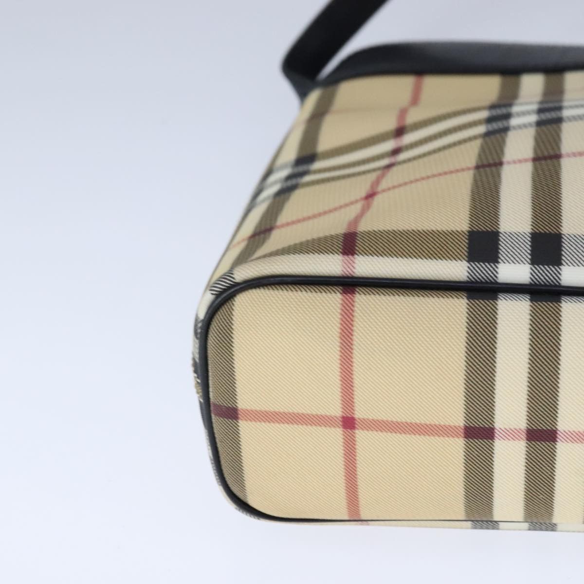 Burberry Nova Check Beige Canvas Shoulder Bag (Pre-Owned) Size ONE SIZE - 7 Thumbnail