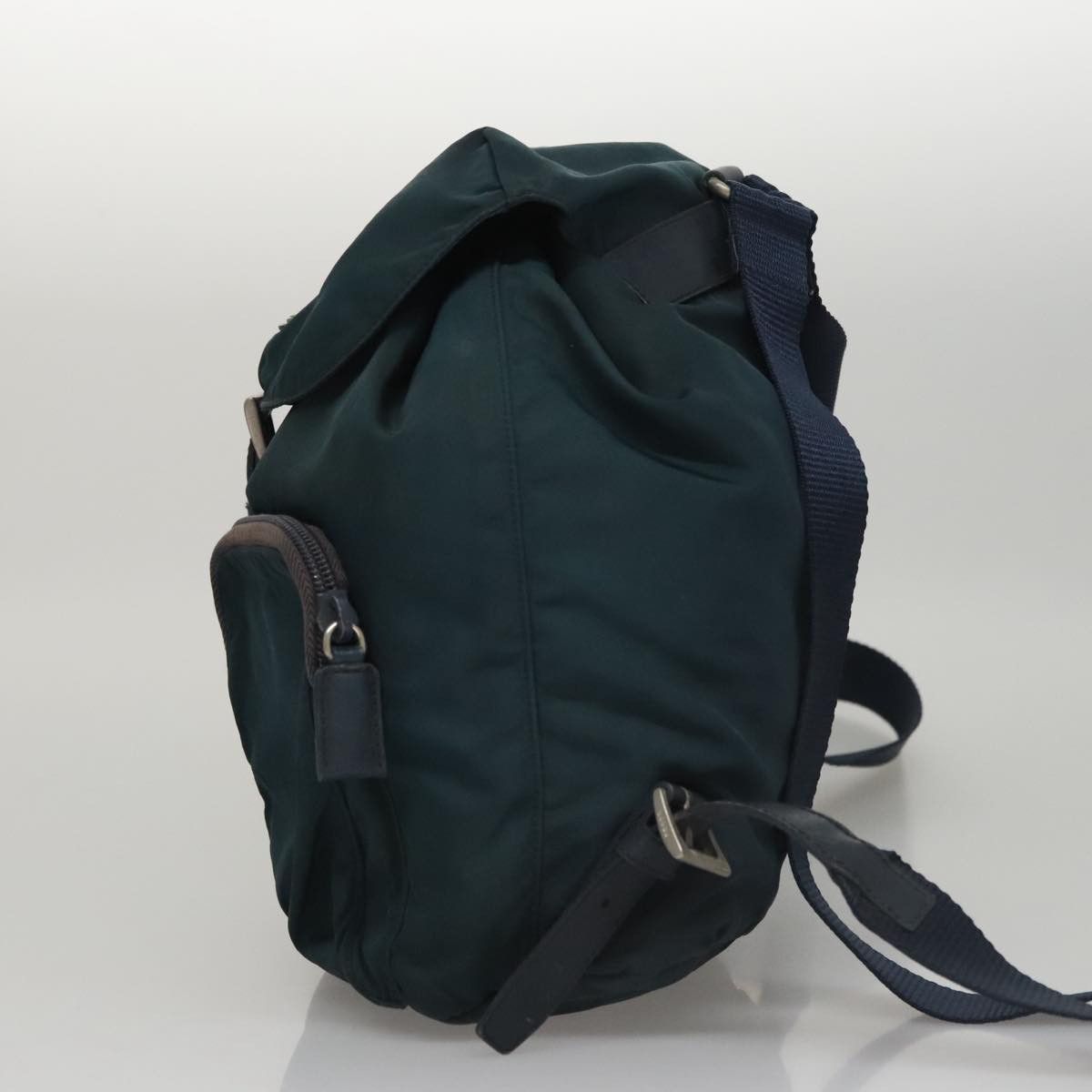 Prada Vela Khaki Synthetic Backpack Bag (Pre-Owned) Size ONE SIZE - 3 Thumbnail