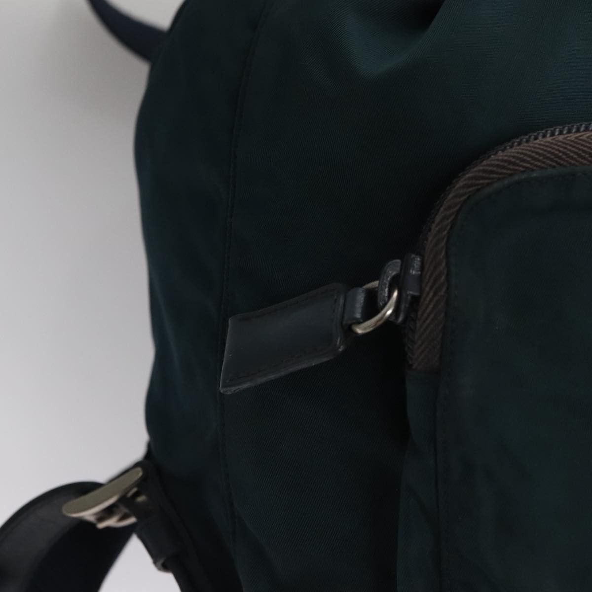 Prada Vela Khaki Synthetic Backpack Bag (Pre-Owned) Size ONE SIZE - 20 Thumbnail