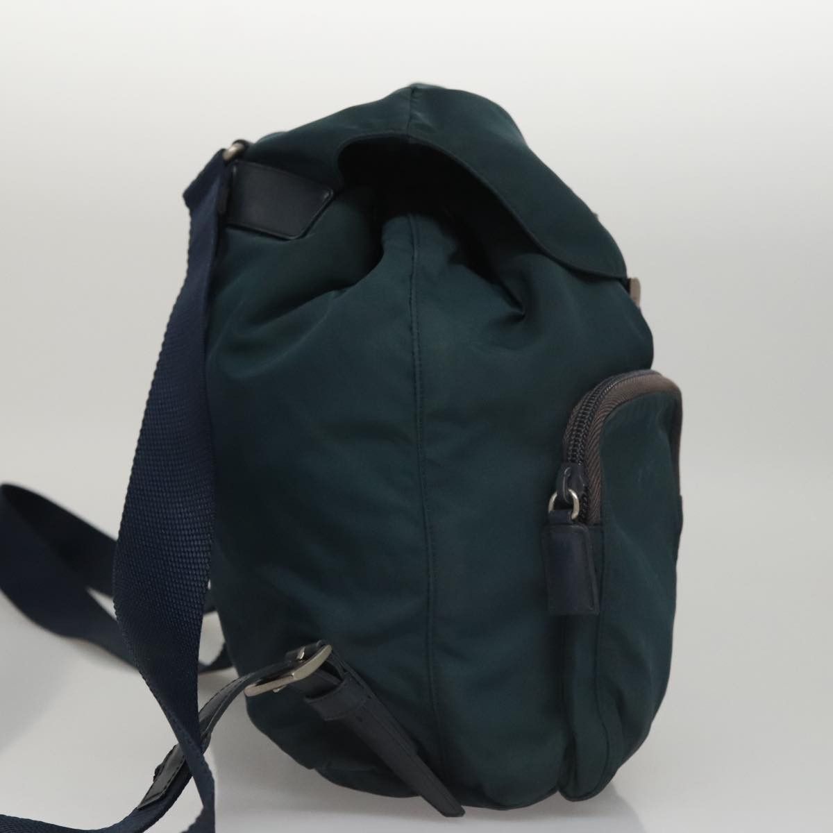 Prada Vela Khaki Synthetic Backpack Bag (Pre-Owned) Size ONE SIZE - 4 Thumbnail
