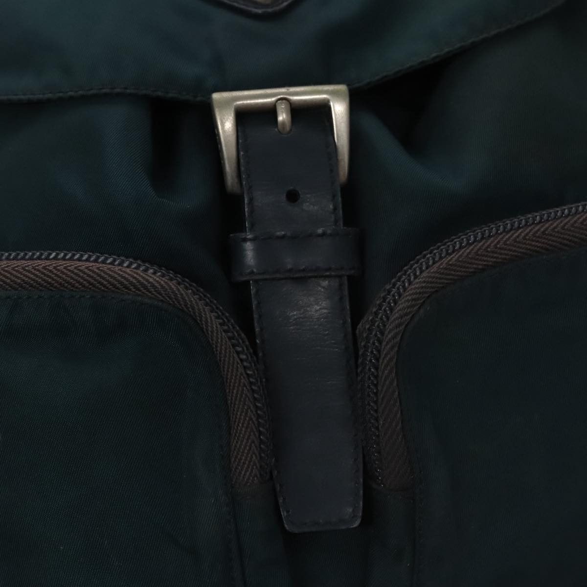Prada Vela Khaki Synthetic Backpack Bag (Pre-Owned) Size ONE SIZE - 18 Thumbnail