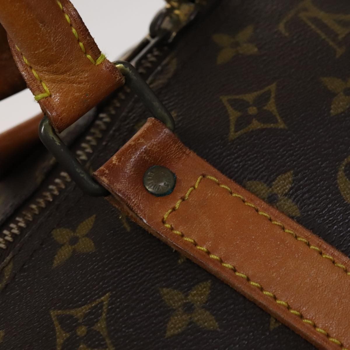 Louis Vuitton Keepall 60 Brown Canvas Travel Bag (Pre-Owned) Size ONE SIZE - 14 Thumbnail