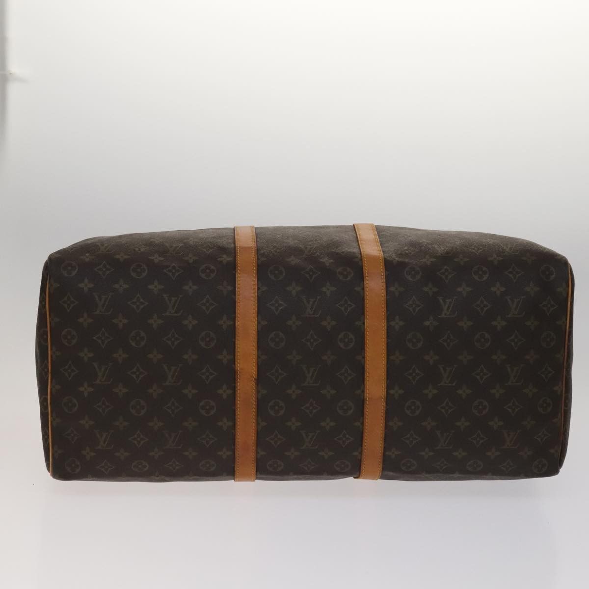 Louis Vuitton Keepall 60 Brown Canvas Travel Bag (Pre-Owned) Size ONE SIZE - 8 Thumbnail