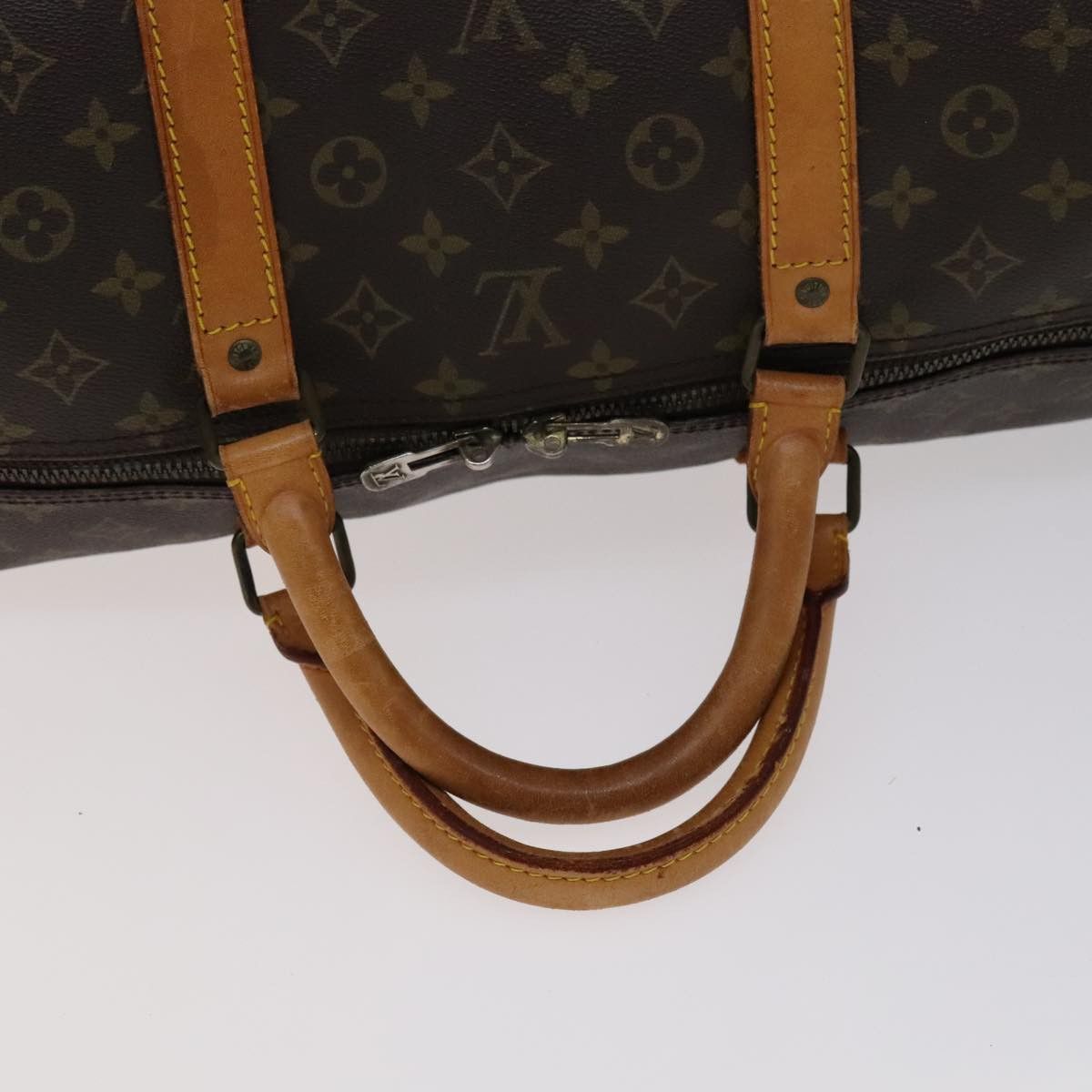 Louis Vuitton Keepall 60 Brown Canvas Travel Bag (Pre-Owned) Size ONE SIZE - 6 Thumbnail