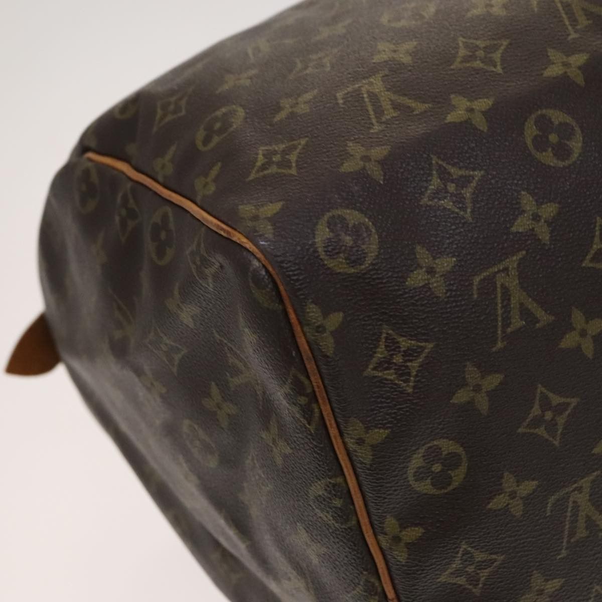 Louis Vuitton Keepall 60 Brown Canvas Travel Bag (Pre-Owned) Size ONE SIZE - 12 Thumbnail