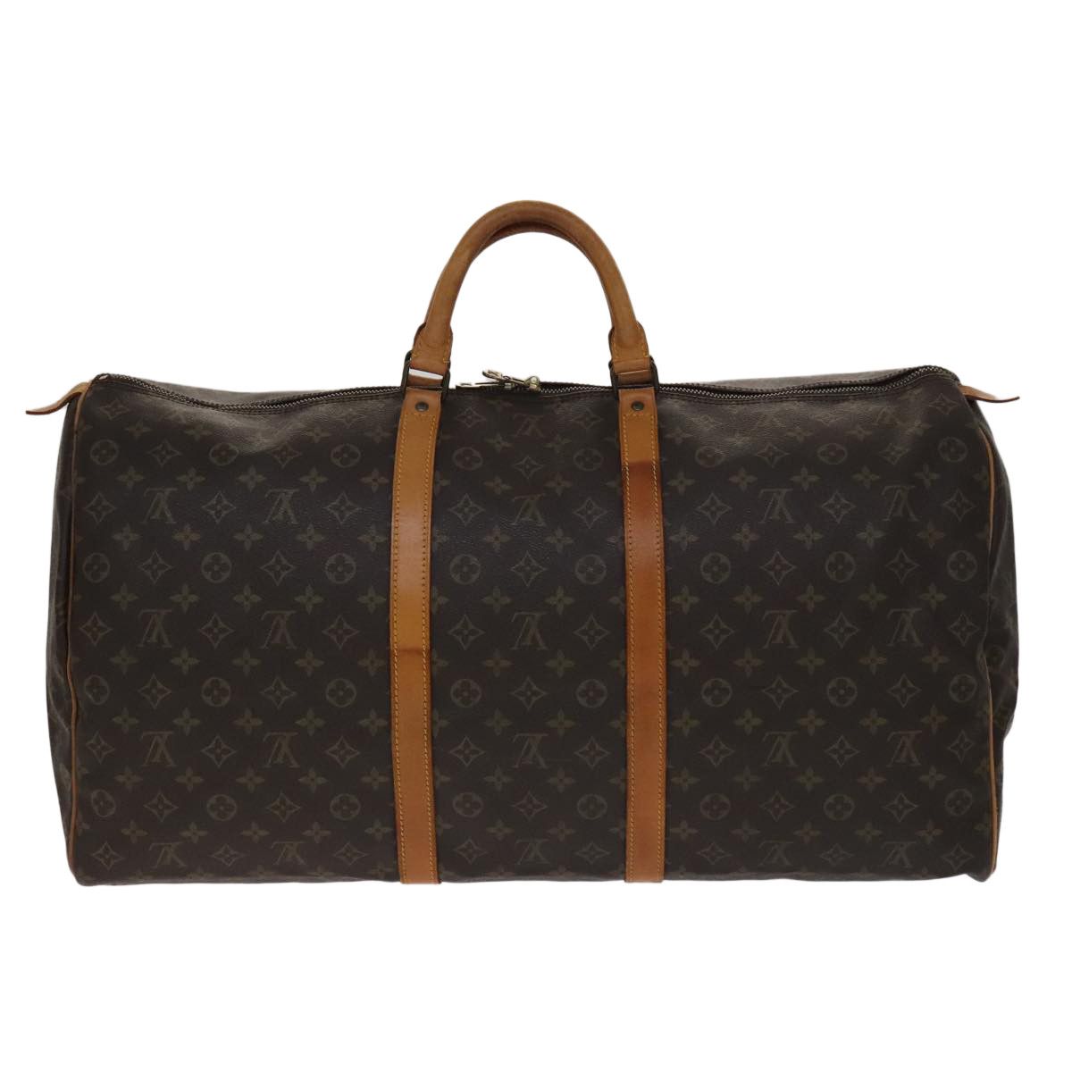 Louis Vuitton Keepall 60 Brown Canvas Travel Bag (Pre-Owned) Size ONE SIZE - 2 Thumbnail