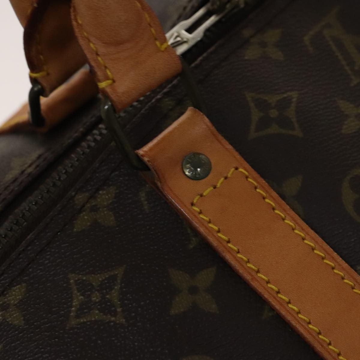 Louis Vuitton Keepall 60 Brown Canvas Travel Bag (Pre-Owned) Size ONE SIZE - 13 Thumbnail